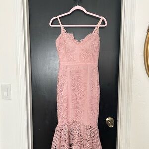 Guess Pink Lace Dress